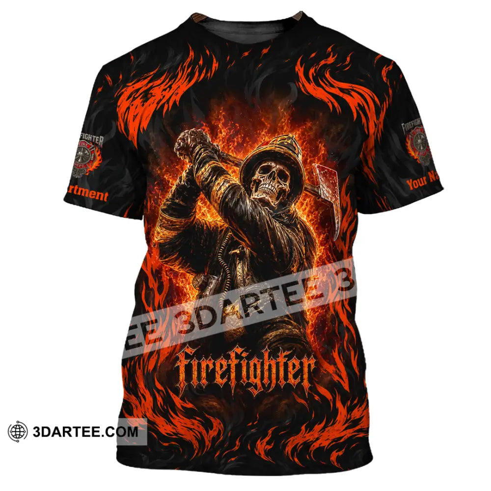 Unisex Shirt - Custom Firefighter Shirt - T-Shirt / S - T-shirt