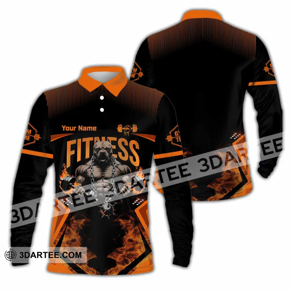 Unisex Shirt - Custom Fitness Shirt - Long Sleeve Polo / S - T-shirt