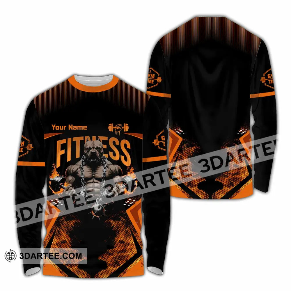 Unisex Shirt - Custom Fitness Shirt - Long Sleeve Shirt / S - T-shirt