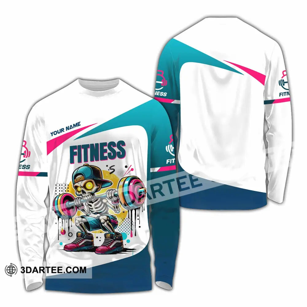 Unisex Shirt Custom Fitness Lover Shirt Long Sleeve Shirt / S T shirt
