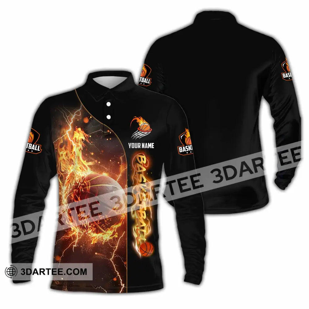 Unisex Shirt - Custom Shirt For Basketball Player Long Sleeve Polo / S T-shirt