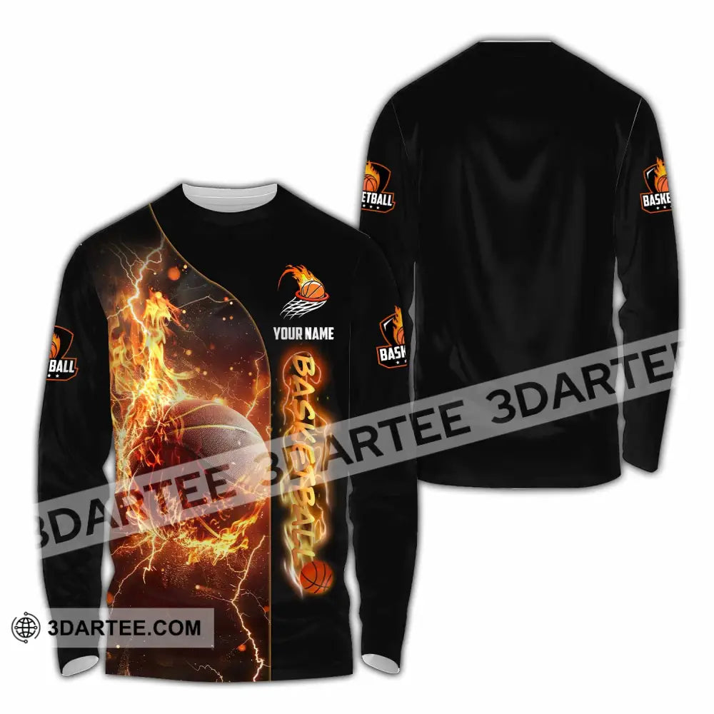 Unisex Shirt - Custom Shirt For Basketball Player Long Sleeve Shirt / S T-shirt