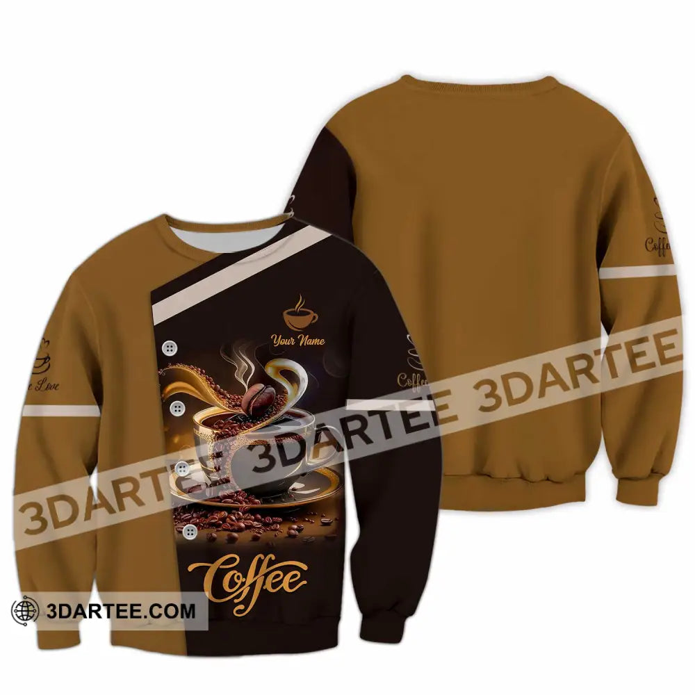 Unisex Shirt - Custom Shirt For Coffee Lover Long Sleeve / S T-shirt