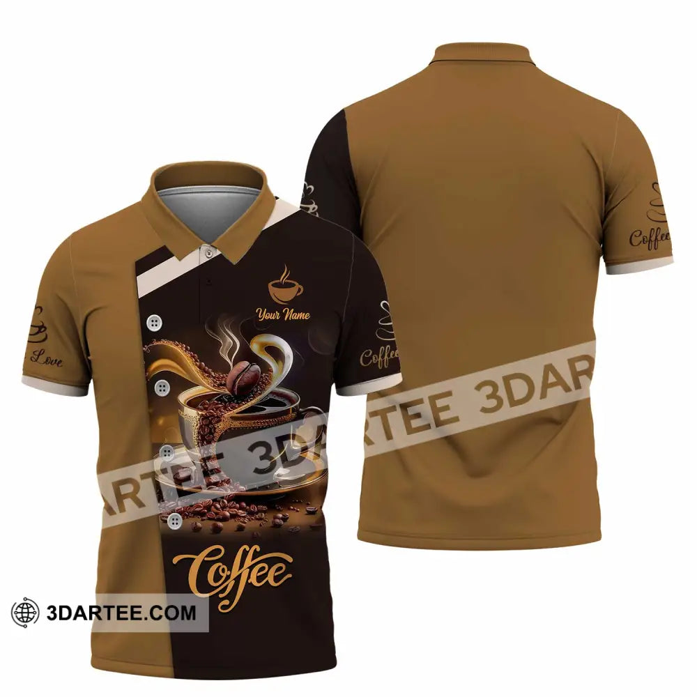 Unisex Shirt - Custom Shirt For Coffee Lover Polo Shirt / S T-shirt