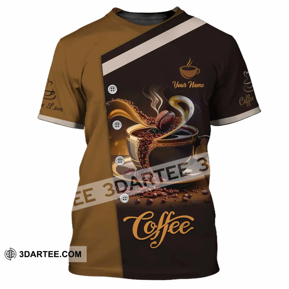 Unisex Shirt - Custom Shirt For Coffee Lover T-Shirt / S T-shirt