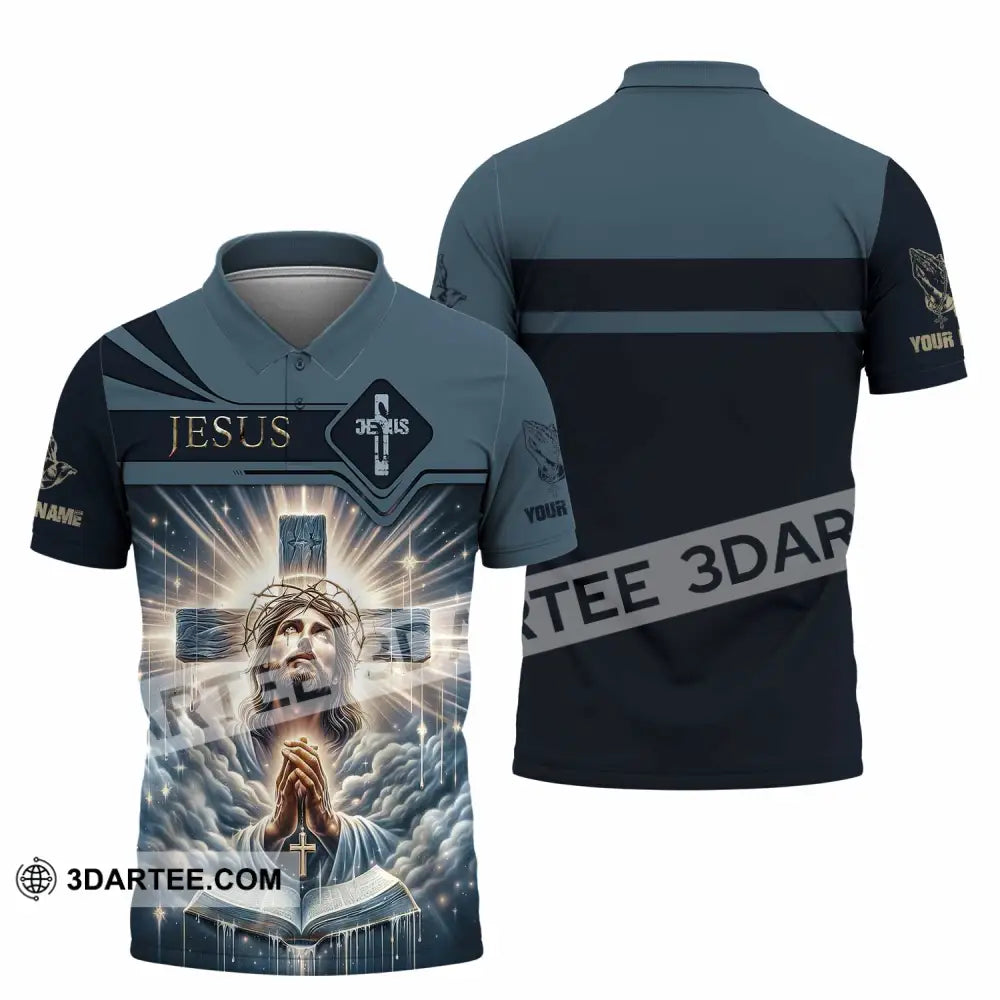 Unisex Shirt - Custom Shirt For Jesus Prayer Polo Shirt / S T-shirt