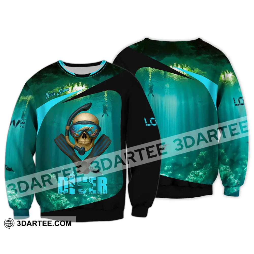 Unisex Shirt - Custom Shirt For Love Diver Long Sleeve / S T-shirt