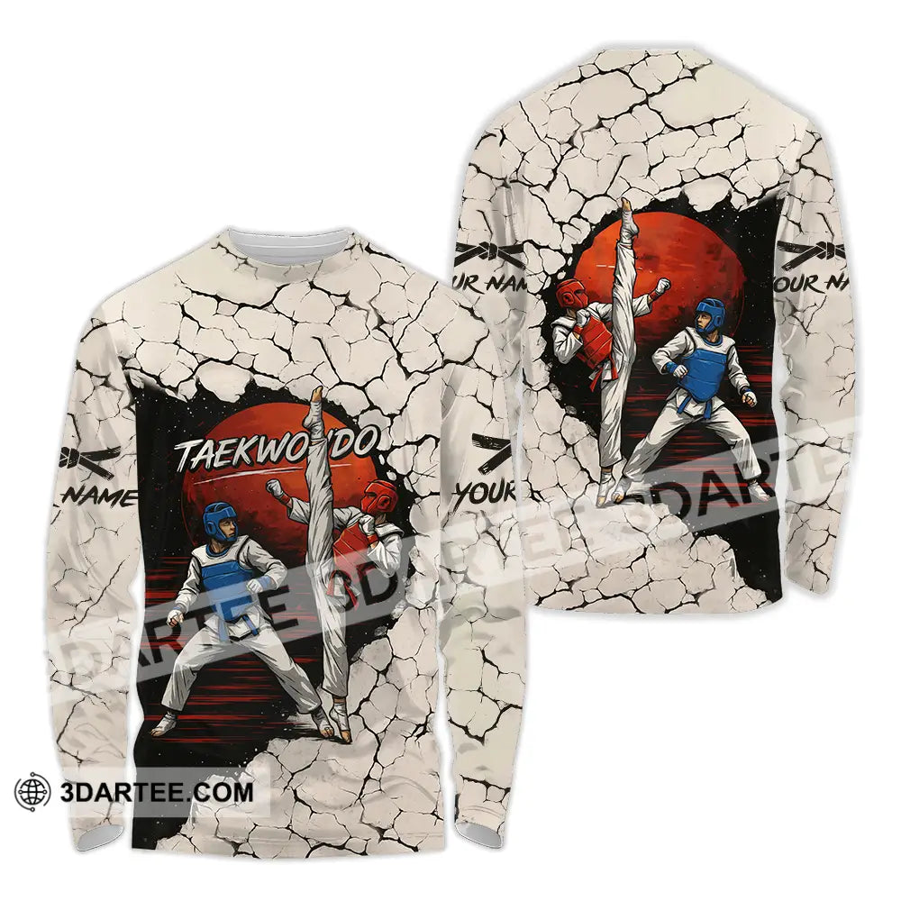 Unisex Shirt - Custom Shirt For Taekwondo Lover Long Sleeve Shirt / S T-shirt
