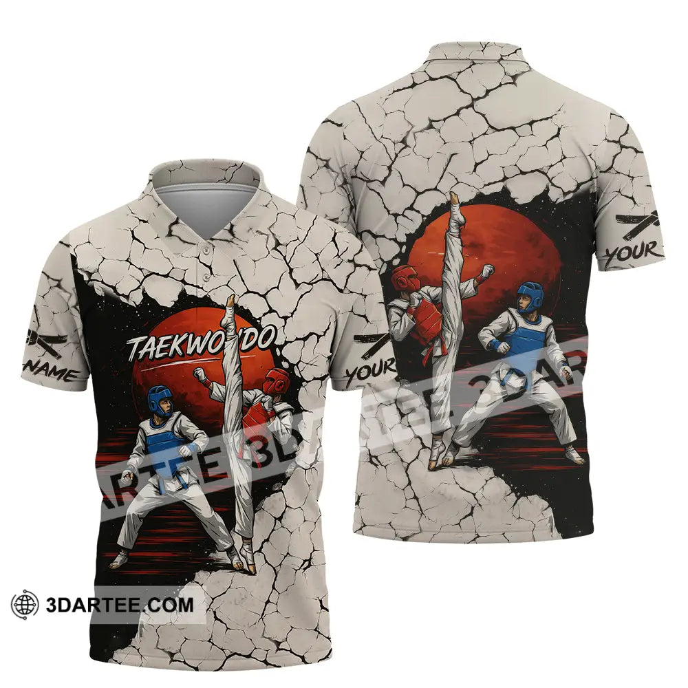 Unisex Shirt - Custom Shirt For Taekwondo Lover Polo Shirt / S T-shirt