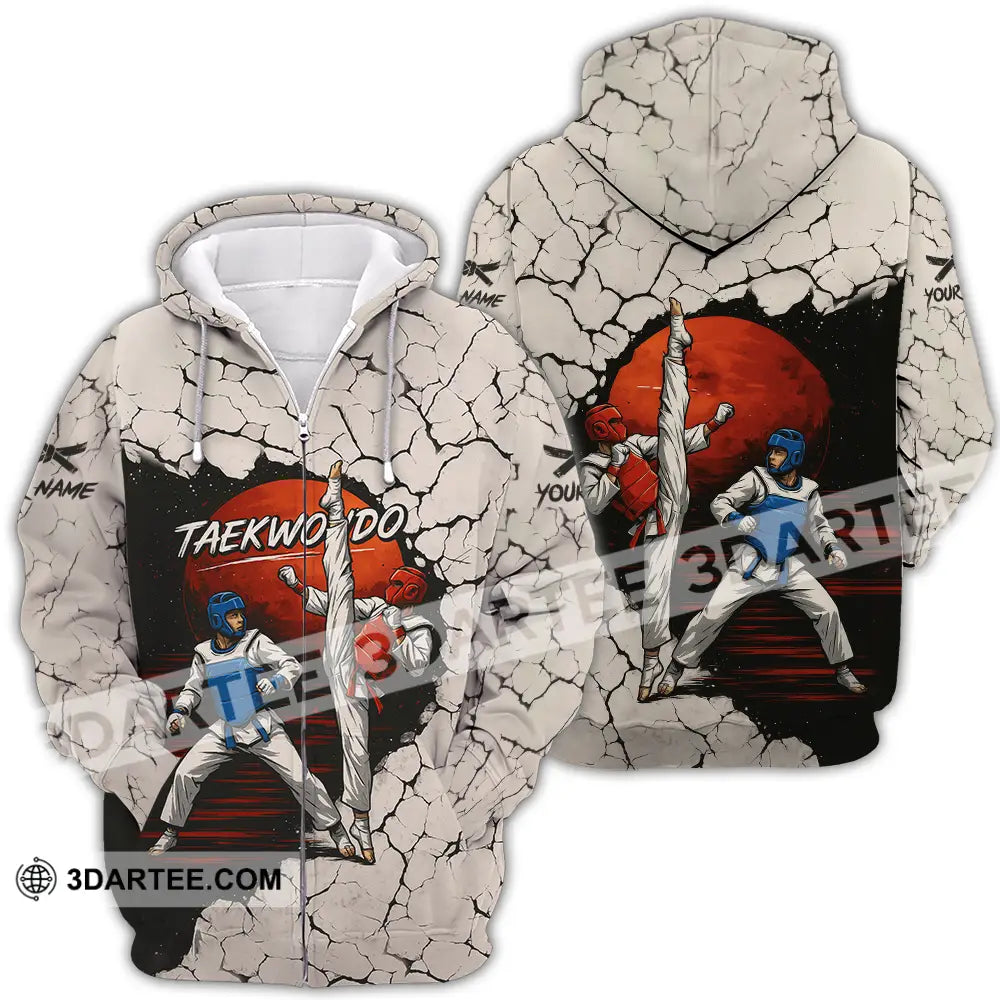 Unisex Shirt - Custom Shirt For Taekwondo Lover Zipper Hoodie / S T-shirt