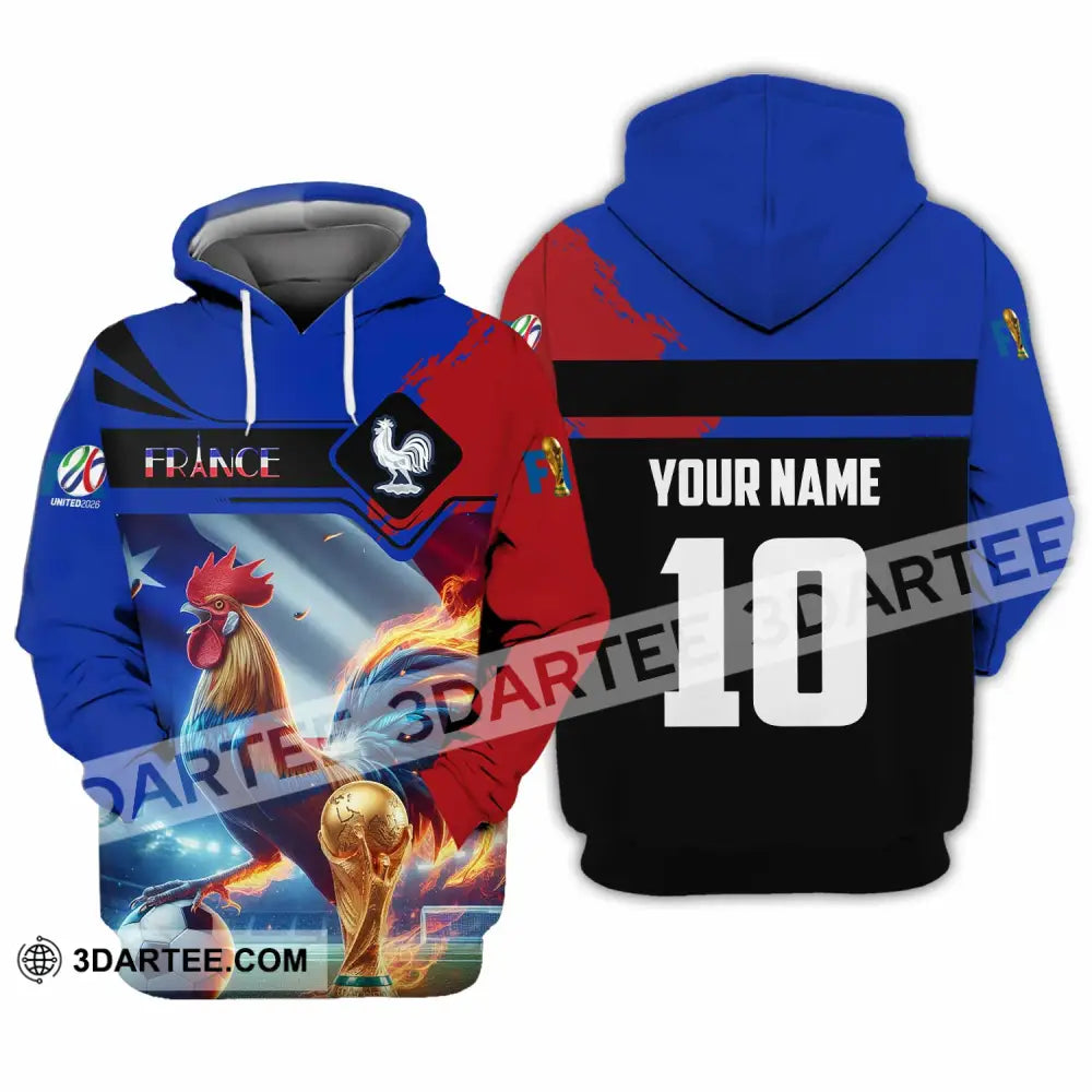 Unisex Shirt - Custom France 3D Shirt Hoodie / S T-shirt