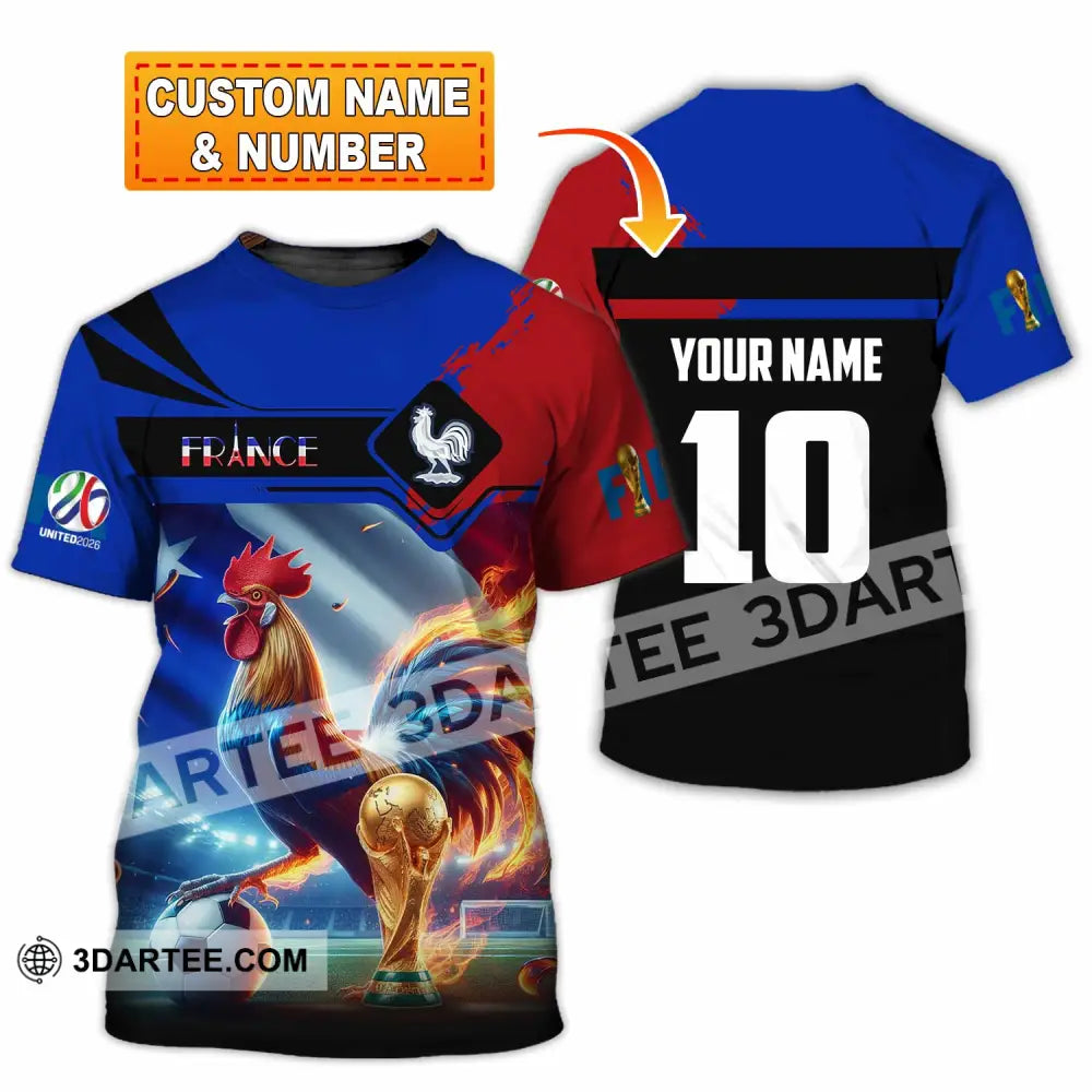 Unisex Shirt - Custom France 3D Shirt T-shirt