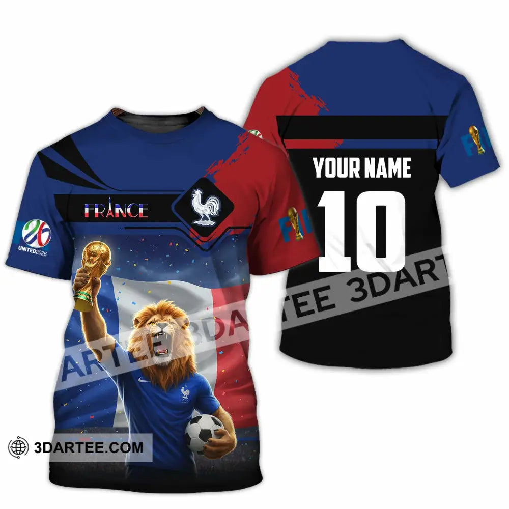 Unisex Shirt - Custom France 3D Shirt T-Shirt / S T-shirt