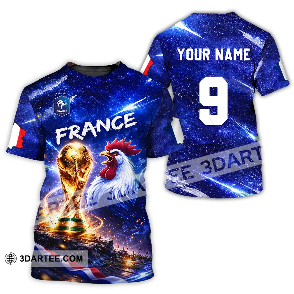 Unisex Shirt - Custom France World Cup 2026 3D Shirt T-Shirt / S T-shirt