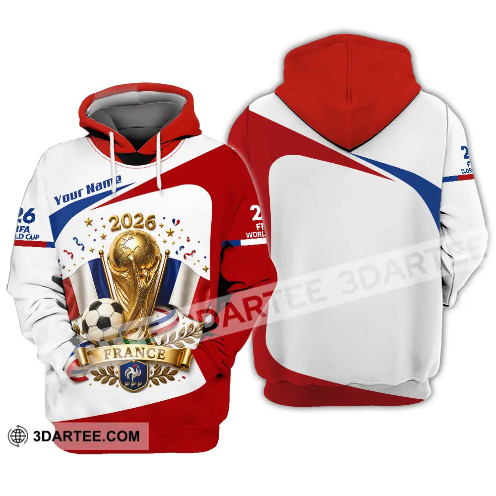 Unisex Shirt - Custom France World Cup 2026 Shirt - Hoodie / S - T-shirt