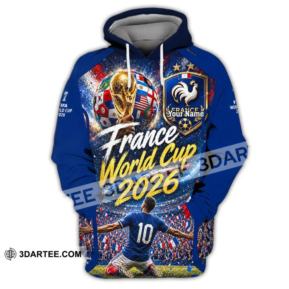 Unisex Shirt - Custom France World Cup 2026 Shirt - Hoodie / S - T-shirt