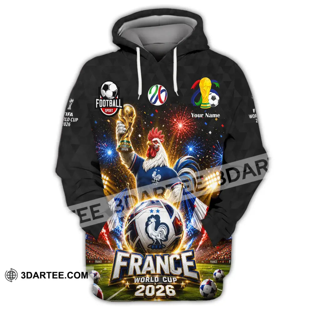 Unisex Shirt - Custom France World Cup 2026 Shirt - Hoodie / S - T-shirt