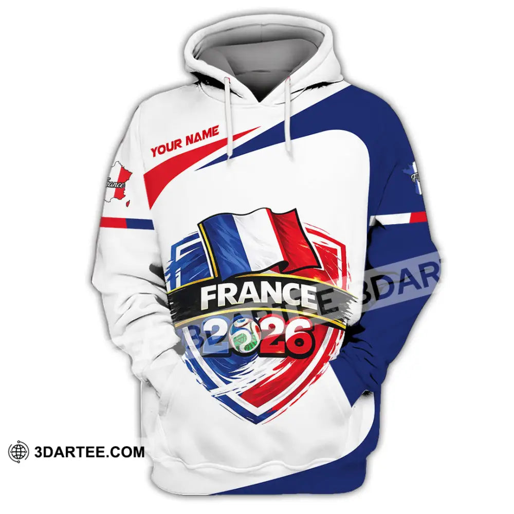 Unisex Shirt - Custom France World Cup 2026 Shirt - Hoodie / S - T-shirt
