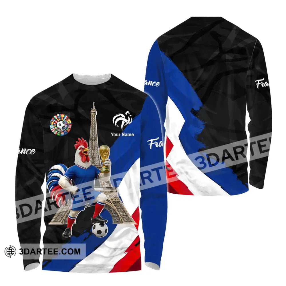 Unisex Shirt - Custom France World Cup 2026 Shirt - Long Sleeve Shirt / S - T-shirt