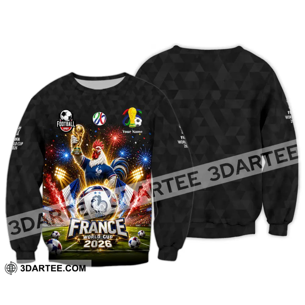 Unisex Shirt - Custom France World Cup 2026 Shirt - Long Sleeve / S - T-shirt