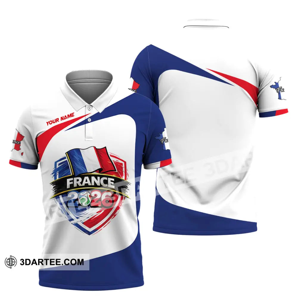 Unisex Shirt - Custom France World Cup 2026 Shirt - Polo Shirt / S - T-shirt