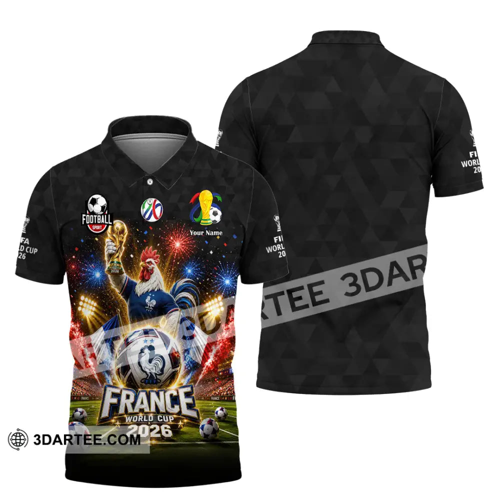 Unisex Shirt - Custom France World Cup 2026 Shirt - Polo Shirt / S - T-shirt