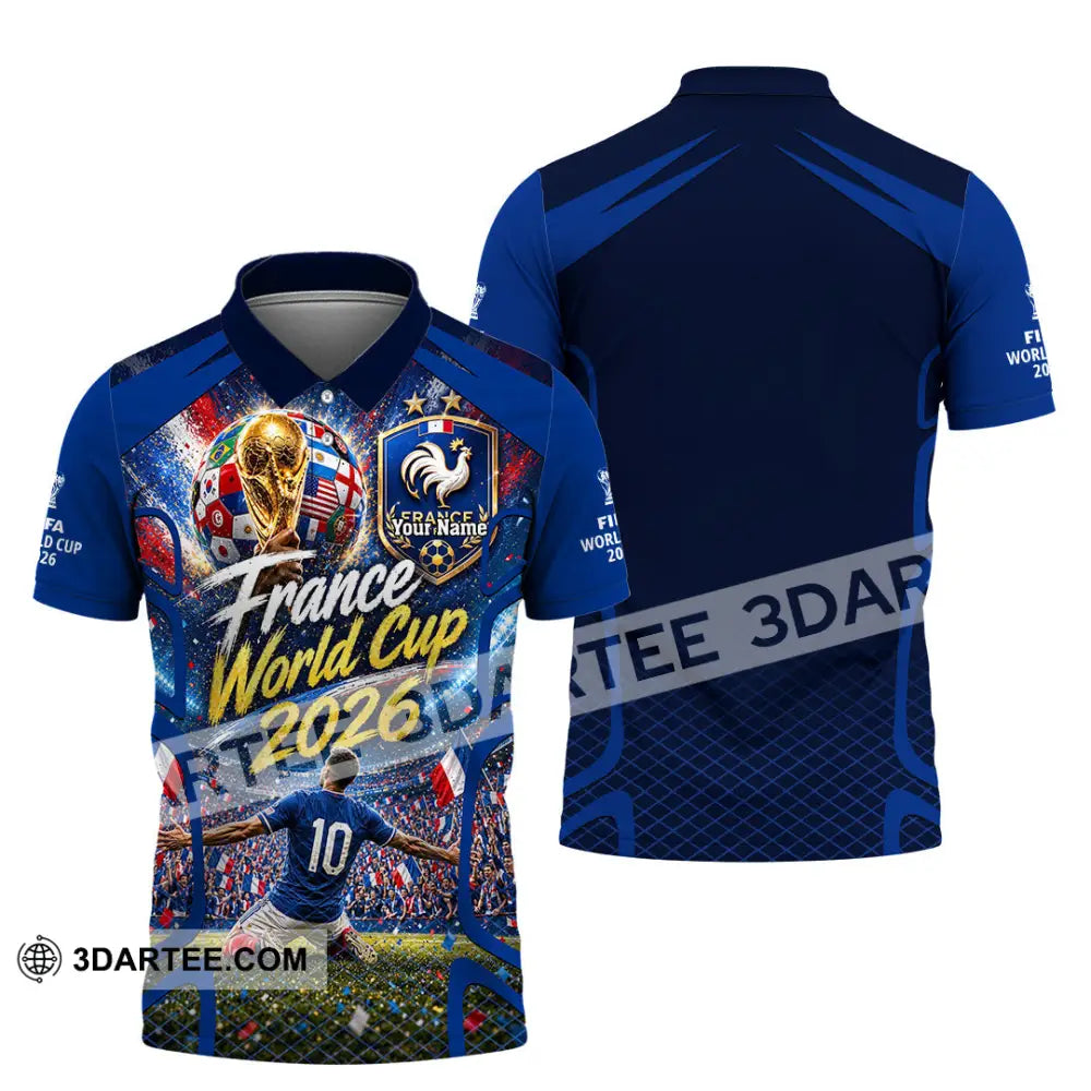 Unisex Shirt - Custom France World Cup 2026 Shirt - Polo Shirt / S - T-shirt