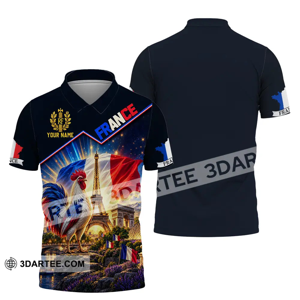 Unisex Shirt - Custom France Shirt - Polo Shirt / S - T-shirt