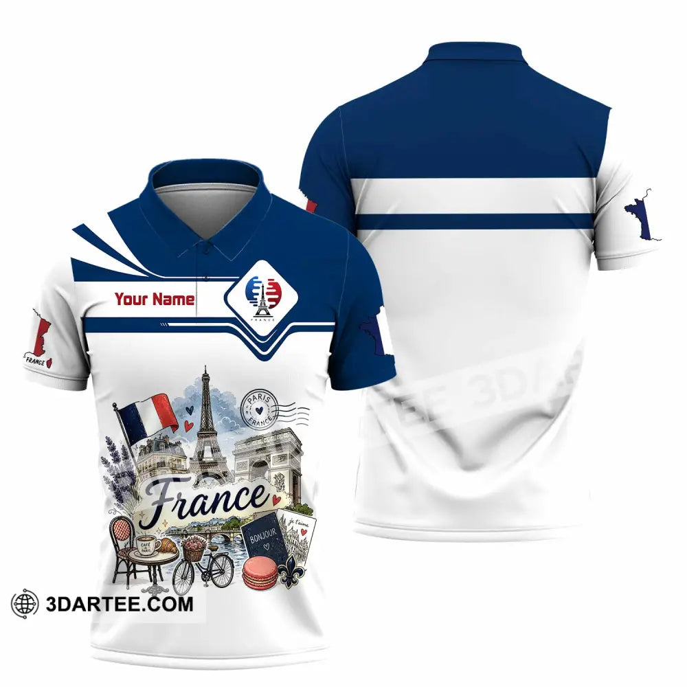 Unisex Shirt - Custom France Shirt - Polo Shirt / S - T-shirt