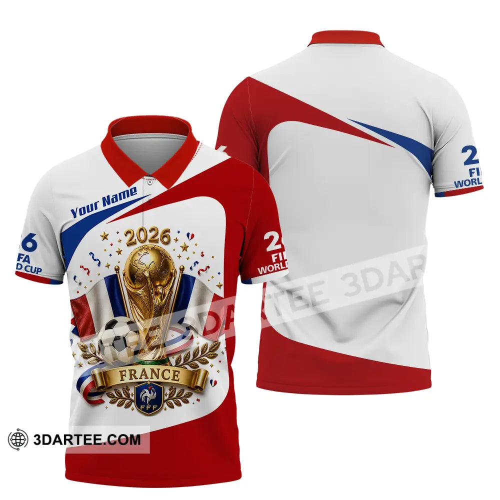 Unisex Shirt - Custom France World Cup 2026 Shirt - Polo Shirt / S - T-shirt
