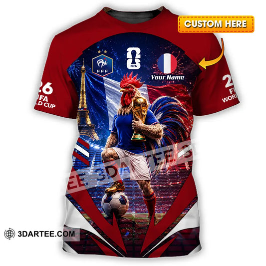 Unisex Shirt - Custom France World Cup 2026 Shirt - T-shirt