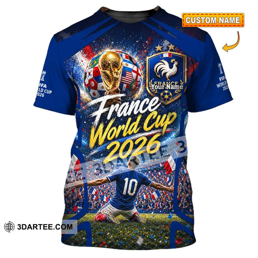 Unisex Shirt - Custom France World Cup 2026 Shirt - T-shirt