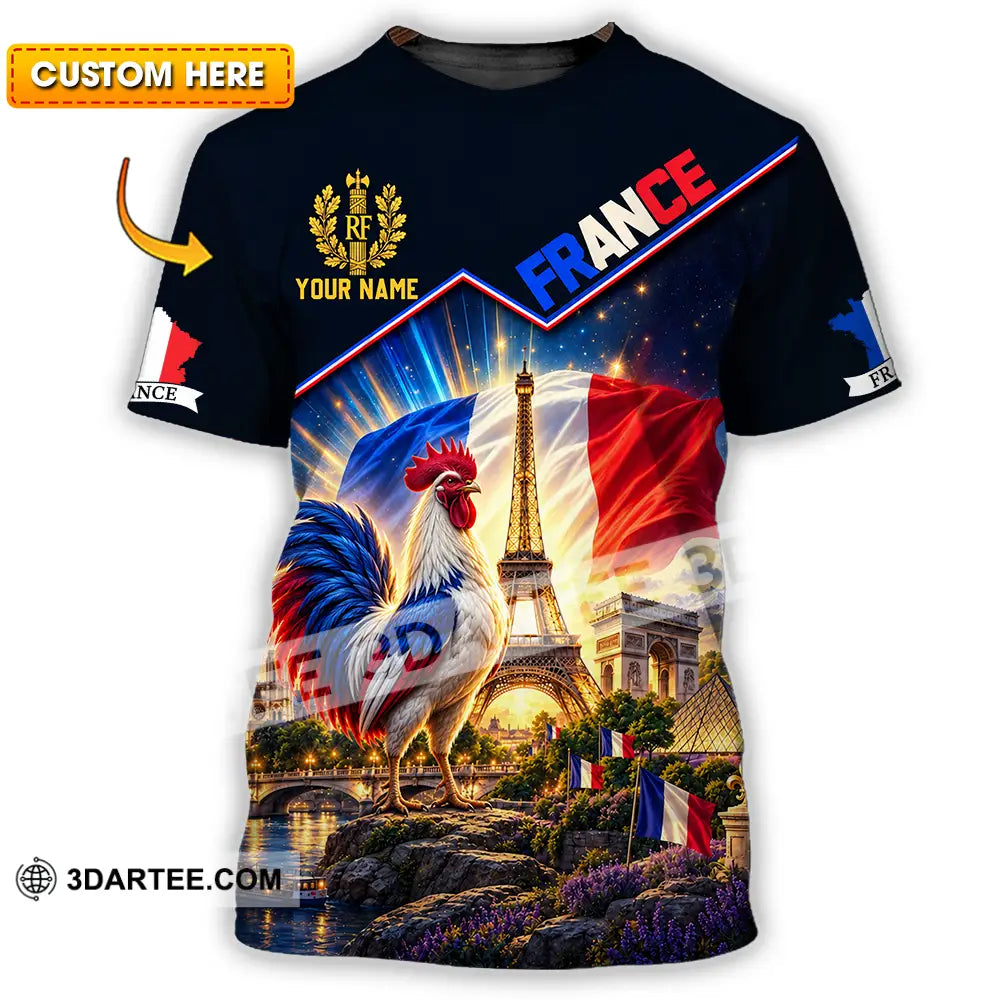 Unisex Shirt - Custom France Shirt - T-shirt