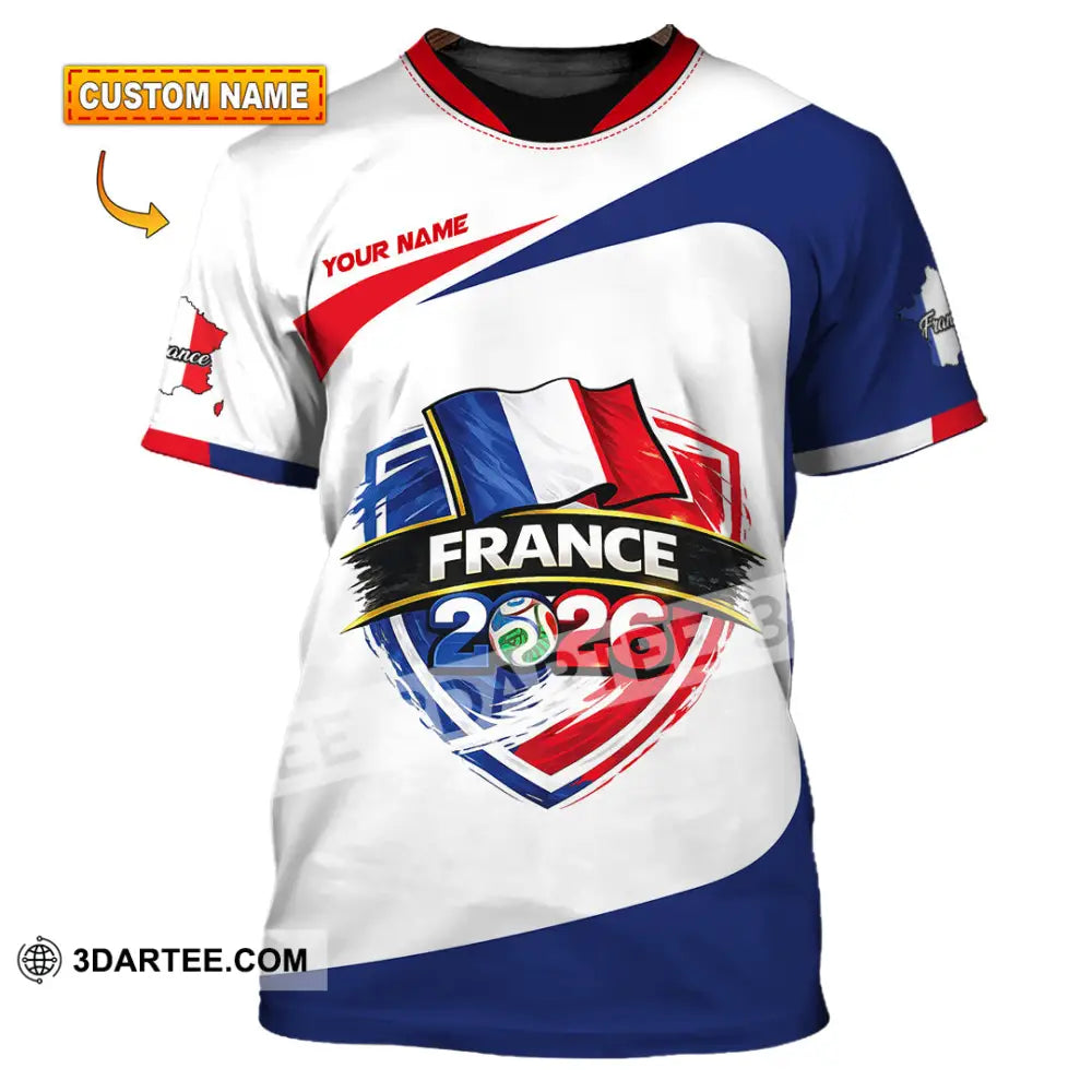 Unisex Shirt - Custom France World Cup 2026 Shirt - T-shirt