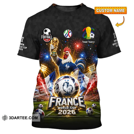 Unisex Shirt - Custom France World Cup 2026 Shirt - T-shirt