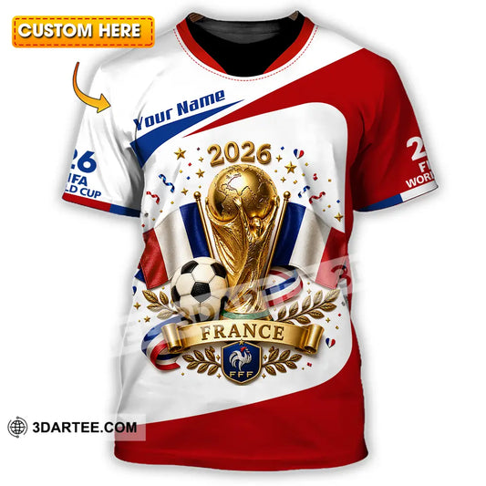 Unisex Shirt - Custom France World Cup 2026 Shirt - T-shirt