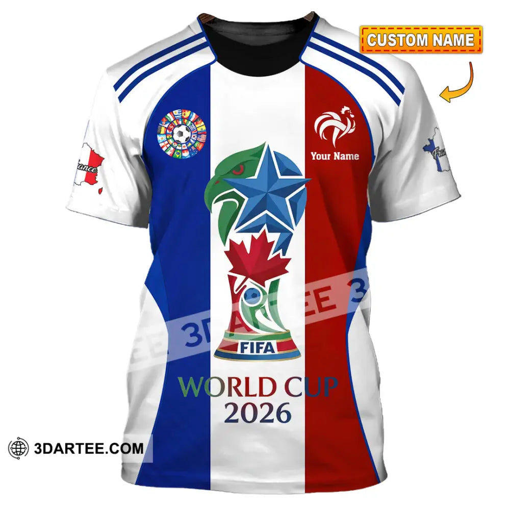Unisex Shirt - Custom France World Cup 2026 Shirt - T-shirt