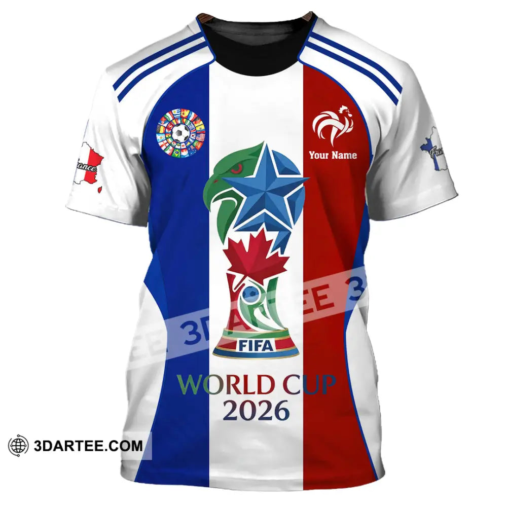 Unisex Shirt - Custom France World Cup 2026 Shirt - T-Shirt / S - T-shirt