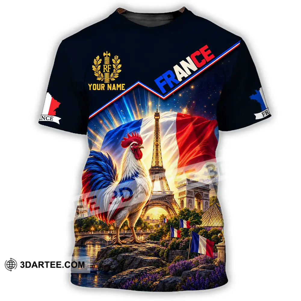 Unisex Shirt - Custom France Shirt - T-Shirt / S - T-shirt