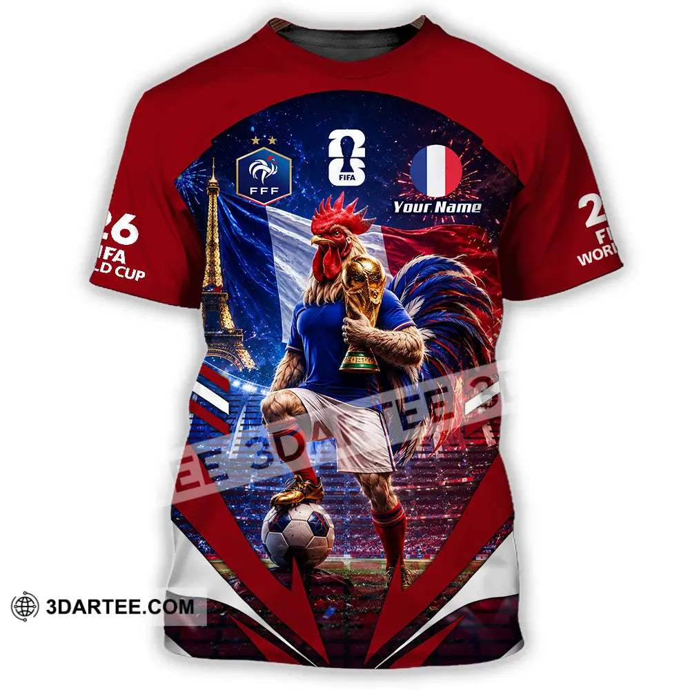 Unisex Shirt - Custom France World Cup 2026 Shirt - T-Shirt / S - T-shirt