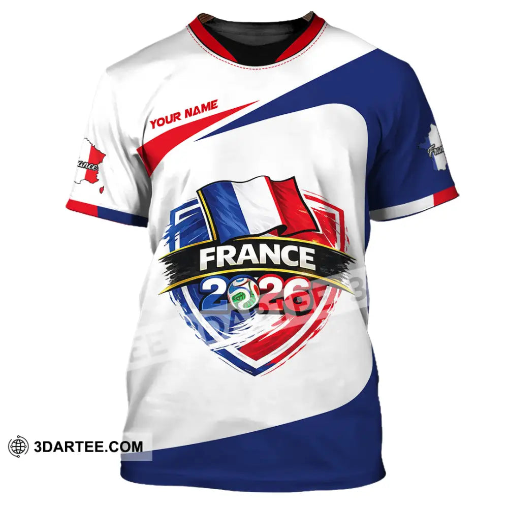 Unisex Shirt - Custom France World Cup 2026 Shirt - T-Shirt / S - T-shirt