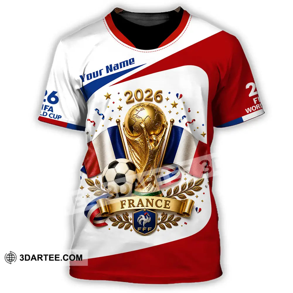 Unisex Shirt - Custom France World Cup 2026 Shirt - T-Shirt / S - T-shirt