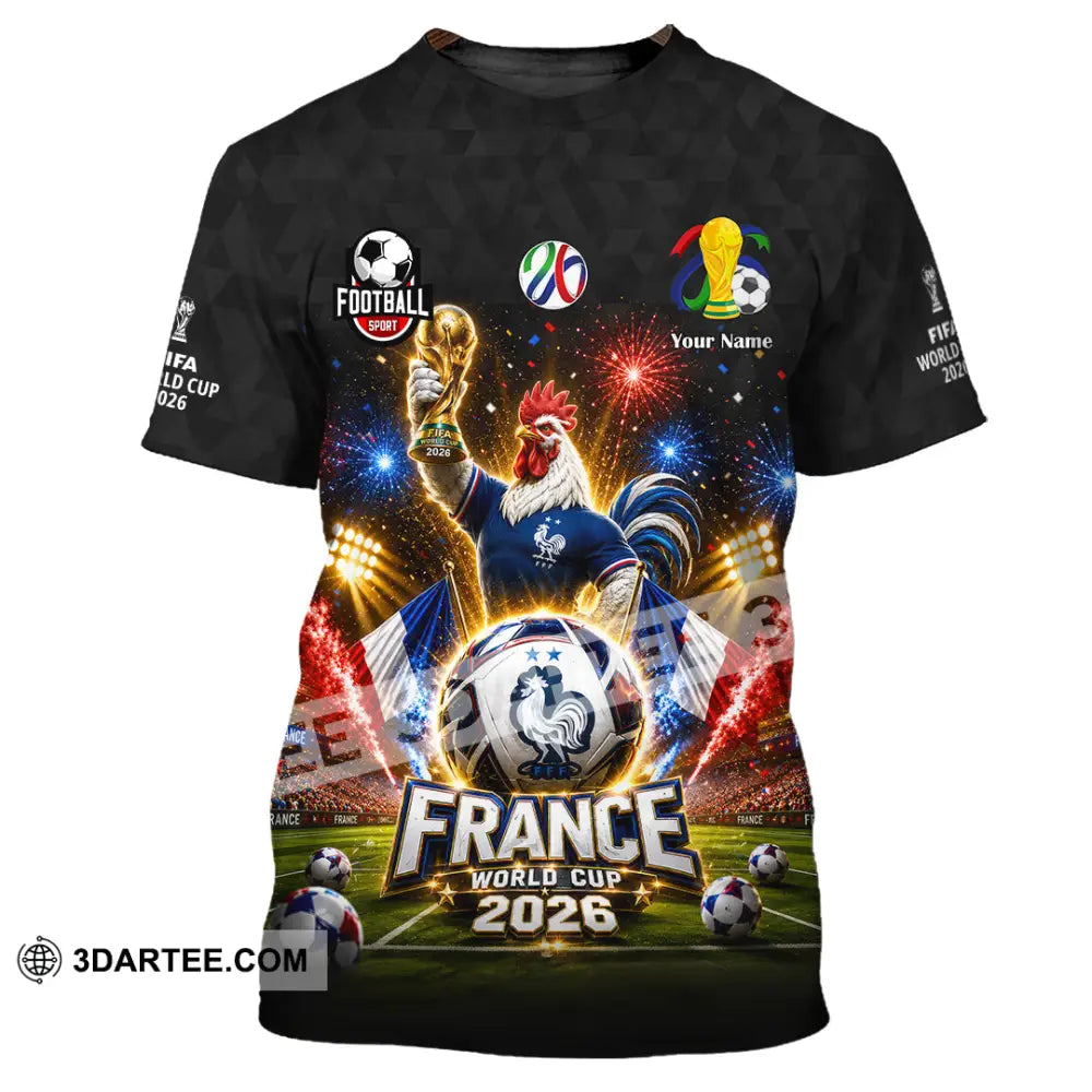 Unisex Shirt - Custom France World Cup 2026 Shirt - T-Shirt / S - T-shirt