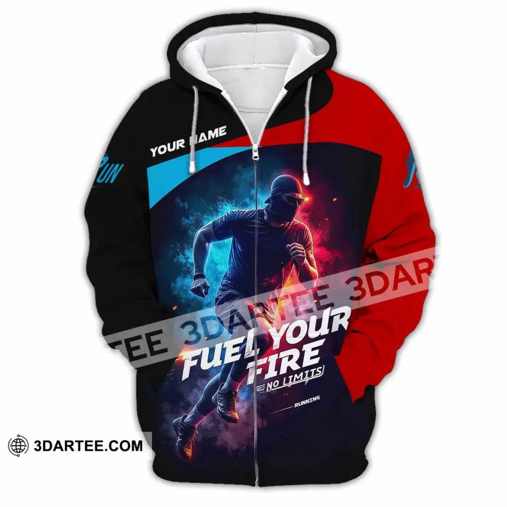 Unisex Shirt - Custom Fuel Your Fire 3D Shirt Zipper Hoodie / S T-shirt