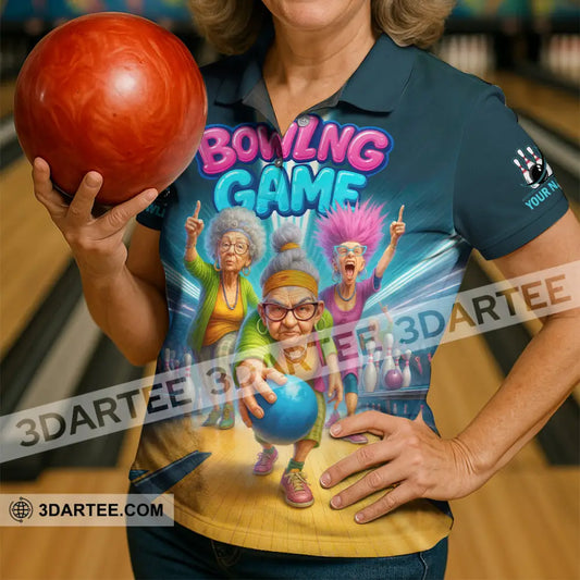 Unisex Shirt - Custom Funny Bowling Game Shirt T-shirt