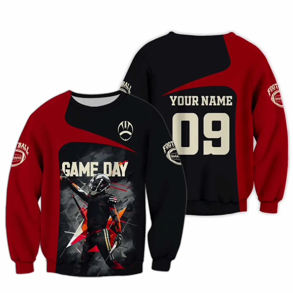 Unisex Shirt - Custom Gameday Football Shirt Long Sleeve / S T-shirt