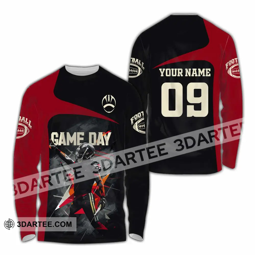 Unisex Shirt - Custom Gameday Football Shirt Long Sleeve Shirt / S T-shirt