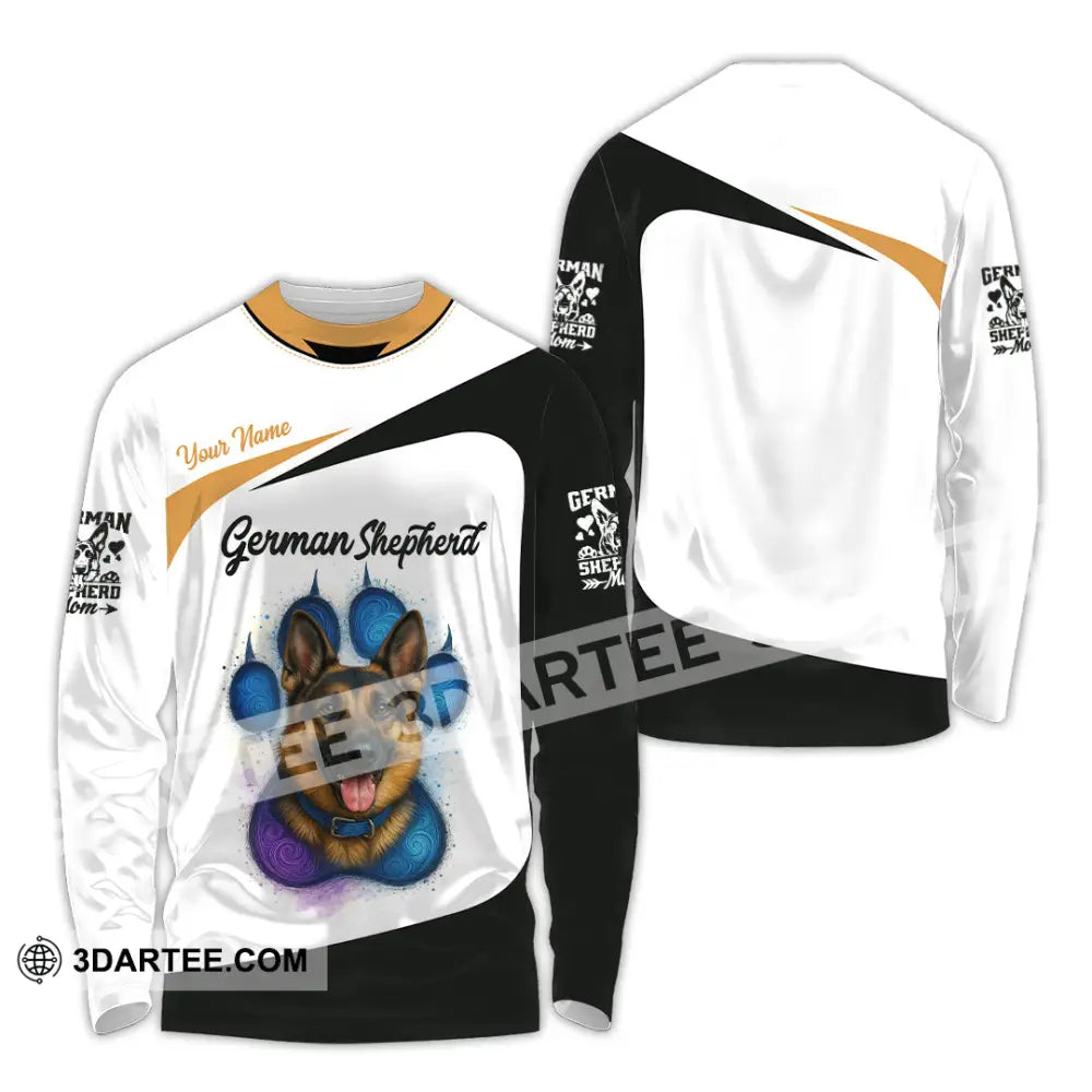 Unisex Shirt - Custom German Shepherd Shirt Long Sleeve Shirt / S T-shirt
