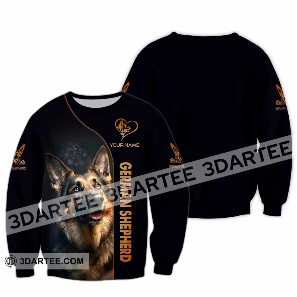 Unisex Shirt - Custom German Shepherd Lover Shirt Long Sleeve / S T-shirt