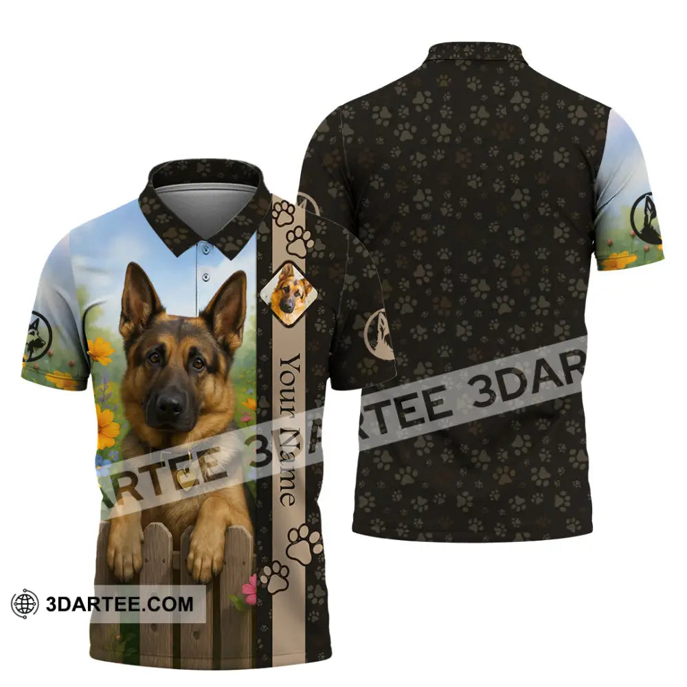 Unisex Shirt - Custom German Shepherd Shirt Polo Shirt / S T-shirt